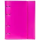Тетрадь на кольцах в клетку Hatber, Diamond Neon, 120 листов, розовая - фото 2