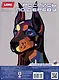 Набор для творчества LORI. Роспись по дереву. Картина. Нео-животные "Статный доберман" - фото 1