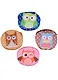 Косметичка-кошелек Сова на фоне в горошек 11см (текстиль) 12-00702-owl - фото 3