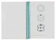 Блокнот А5,64л. Каллиграфия, Леттеринг, Монограммы, Узоры-3 (64-3212)7БЦ, на цветной спирали - фото 9