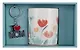 Подарочный набор Кружка и брелок-I love Mom Цветы (коробка) (керамика) (12-topsun-202409-06) - фото 1