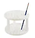 Подставка для кистей белая круглая, Стамм - фото 1
