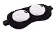 Маска для сна «Глазки», черная, плюш, Lafilaf - фото 5