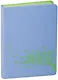 Ежедневник недат. А6 96л "СОФТ-ТАЧ" голубой, мягк. переплет, блок салатовый пастель, шелкография, ляссе, Escalada - фото 1