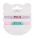 Набор парных браслетов Angel, Sweet (силикон) (12-04407-B75) (Lafilaf) - фото 8