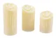 Набор LED-свечей (3 штуки) (пластик) (19х19 см) - фото 2