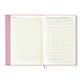 Ежегодник учителя А6+ 256л 125*178мм "ПВХ" розовый, мягкий переплет, шелкогр, вставной тонир.блок, ляссе - фото 6