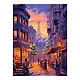 Картина по номерам на картоне 28,5*38 см "Вечерний город" - фото 1