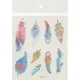 Тату с блестками (микс) Фея, Стрелы, Перья 12*10,5см - фото 3