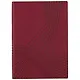 Ежедневник недат. А6+ 126*174 160л "Кассандра" бордовый, кожзам, мягкий переплет, блинт.тисн, тонир.блок, ляссе - фото 1