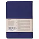 Записная книжка А6+ 136л кл. "Maple. Blue" иск.кожа с поролоном, ляссе, скругл.углы, инд.уп. - фото 2