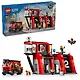 LEGO City: Пожарная станция с пожарной машиной, 843 детали (60414) - фото 1