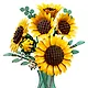 11502 Конструктор LEGO Botanicals Букет Подсолнухов, 686 деталей, возраст 18+ - фото 6