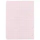 Сменный блок для тетради на кольцах, розовый, 50 листов - фото 2