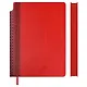 Ежедневник недат. А5 160л "Сариф" красный, иск.кожа, тв.переплет, перфорация, место для ручки, офсет, справ.мат-лы, закругл.углы, ляссе, инд.уп - фото 2