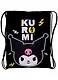 Мешок для сменной обуви "Kuromi", черный, 36 х 47 см - фото 1