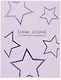 Дневник шк. "Сиреневые звезды" тв.переплёт, полноцв.печать, тиснение фольгой, глянц.ламинация, пантон, универс.шпаргалка - фото 1