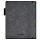 Папка-обложка для тетради со сменными блоками А5+ "ХАРД ТЁМНО-СЕРЫЙ" кожзам., интегр.переплет, 4 кольца, блинт.тиснение, инд.уп. - фото 3
