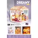 8008 Конструктор интерьерный для детского творчества – сборный домик Fairy Care «Пекарня», количество деталей - 94 (материалы: пластик, металл, картон), со световыми эффектами (подсветка интерьера), с - фото 2