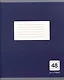 Тетрадь 48л кл. "Однотонная классика" мел.картон, ассорти - фото 1