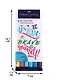 Набор капиллярных ручек "Pitt Artist Pen Lettering" ассорти, 6шт., 0,3мм/Brush - фото 2