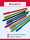 Набор шариковых ручек синих, Rainbow, GoodMark, 10 штук - фото 2