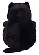 Мягкая игрушка Кот с желтыми глазами (черный) (40см) (12-09602026-L3) - фото 4