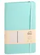 Книга для записей А5 96л лин. "Joy Book. Ментоловый" иск.кожа, тонир.блок, скругл.углы, ляссе, резинка, карман на задн.форзаце - фото 1