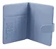 Travel Обложка для паспорта и карточек, голубая - фото 3