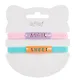Набор парных браслетов Angel, Sweet (силикон) (12-04407-B75) (Lafilaf) - фото 10