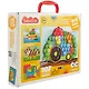 Мозаика для самых маленьких BABY TOYS Трактор d2,5/7 цв. /107 эл - фото 1