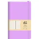Книга для записей А5 96л лин. "Joy Book. Фиалковые сны" иск.кожа, тонир.блок, скругл.углы, ляссе, резинка, карман на задн.форзаце - фото 4