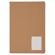 Ежедневник недат. А5 152л "NUANCES" крем-брюле, 7Б, иск.кожа, тв.переплет, тонир.блок, нашивка с тисн.фольгой, скругл.углы, ляссе, инд.уп - фото 1