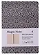 Книга для записей А5 96л лин. "Magic Note. Серый" иск.кожа, интегр.обл., термотиснение, тонир.блок, ляссе, инд.уп. - фото 1