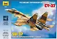 Сборная модель ЗВЕЗДА, Самолет Су-37 , 1:72 - фото 1