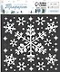 Трафарет для творчества "Снежная сказка" - фото 1