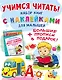 Учимся читать! Набор книг с наклейками для малышей и большие прописи в подарок! - фото 1
