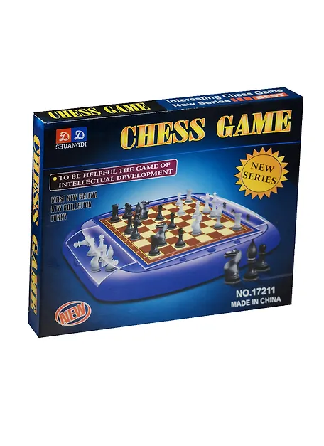 Шахматы на пластиковой подставке (коробка) (15-02574-17211) - фото 1