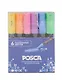 Маркеры акриловые 06цв "POSCA. Pastel" 0,7мм, UNI - фото 1