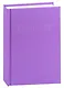 Ежедневник недат. А6 128л "New day" фиолетовый, 7БЦ, лам.soft touch, блинт.тисн, офсет - фото 1