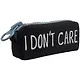 Пенал с большой молнией "I don't care", 21.5 х 10.5 см - фото 1