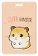 Чехол для карточек вертикальный Kawaii Хомячок Cute Hamster (ДК2024-65) - фото 1