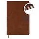 Ежедневник дат. 2026г. А5 176л "Тиволи глосс" коричневый, кожзам, тв.переплет, блинт.тиснение, офсет, справ.мат-лы, вырубка, закругл.углы, 2 ляссе, инд.уп - фото 2