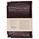 Ежедневник дат. 2026г. А5 176л "Business Premium. Grand croco" бордо, 7Б, иск.кожа, обл.поролон, тв.переплет, мет.уголки, тонир.блок, зол.торец, справ.мат-лы, 2 ляссе, инд.уп - фото 2