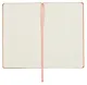 Книга для записей А5 96л кл. "Joy Book. Персиковый пух" иск.кожа, тонир.блок, скругл.углы, ляссе, резинка, карман на задн.форзаце - фото 2