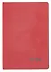 Еженедельник дат. 2026г. А5+ 80л "Нубук" коралловый, кожзам, мягк. переплет, тисн. фольгой, офсет, справ.мат-лы, закругл.углы, 2 ляссе, инд.уп - фото 1