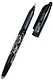 Ручка гелевая Pilot, Frixion BL-FR-7 (B), пиши-стирай черная - фото 1