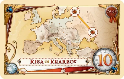 Настольная игра "Ticket to Ride. Европа: 1912" - фото 7