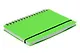 Записная книжка А6 80л кл. "Favorite Color. Neon Green" спираль, пласт.обл., резинка - фото 2