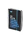 Записная книжка А6 80л лин. "MY ROUTE" спираль, пластик.обл., резинка, черно-голубая, stila - фото 1